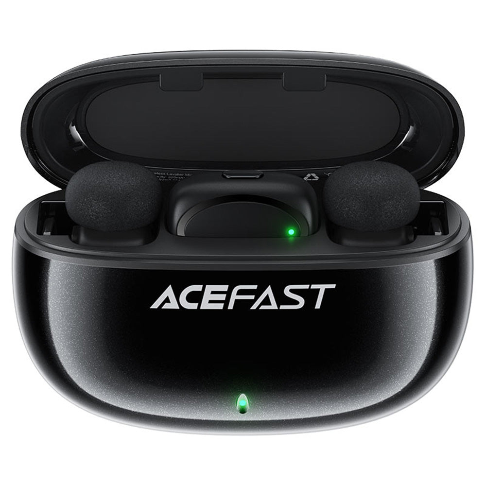 Лавалиера Acefast R2, USB-C, Комплект 2 броя, Черна
