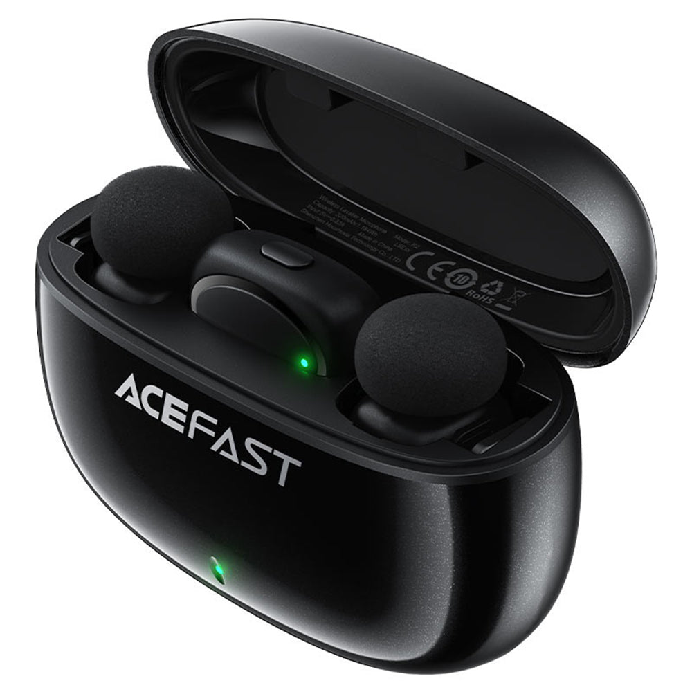 Лавалиера Acefast R2, USB-C, Комплект 2 броя, Черна