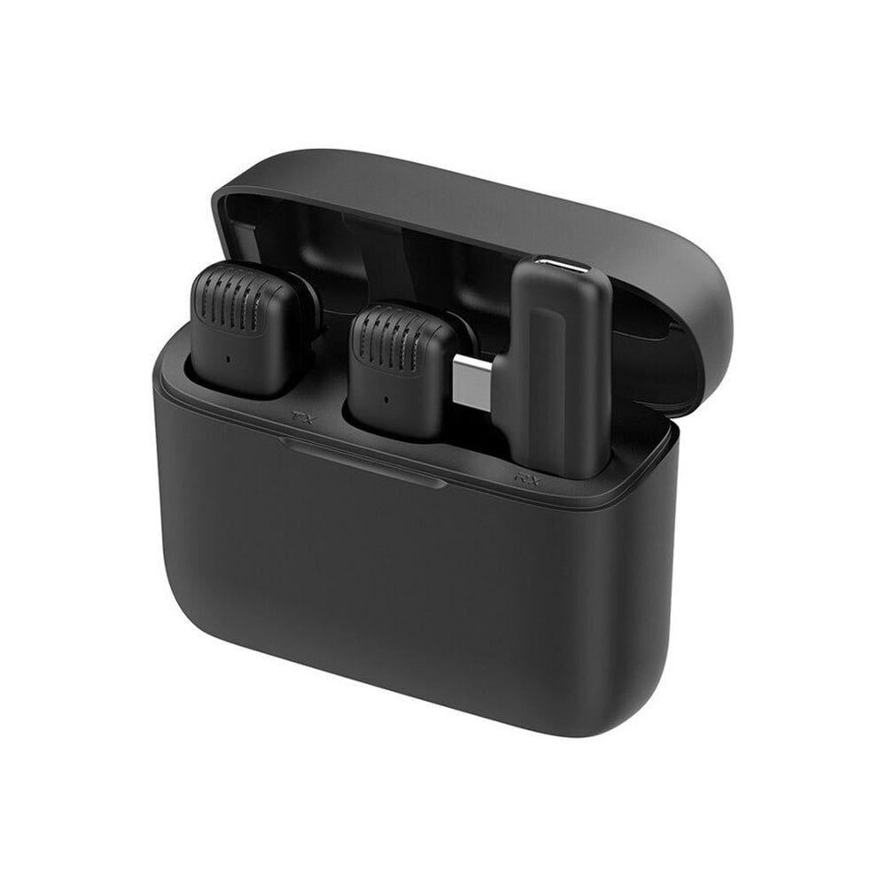 Лавалиера Techsuit LW4, USB-C, комплект 2 броя, черна
