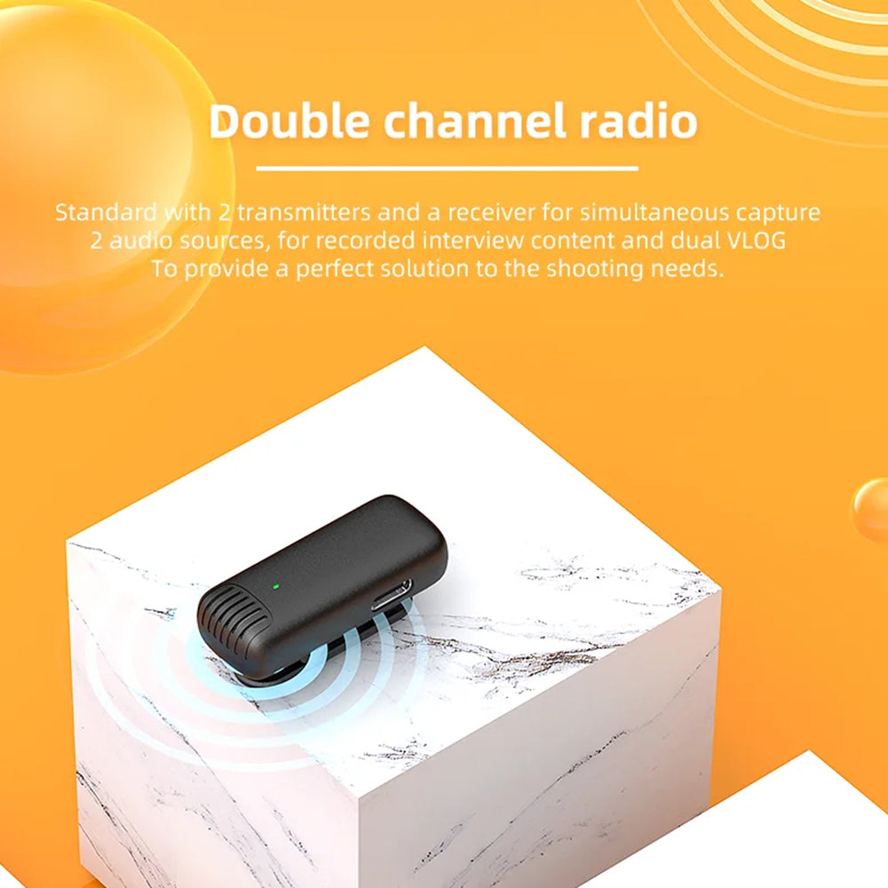 Лавалиера Techsuit LW4, USB-C, комплект 2 броя, черна
