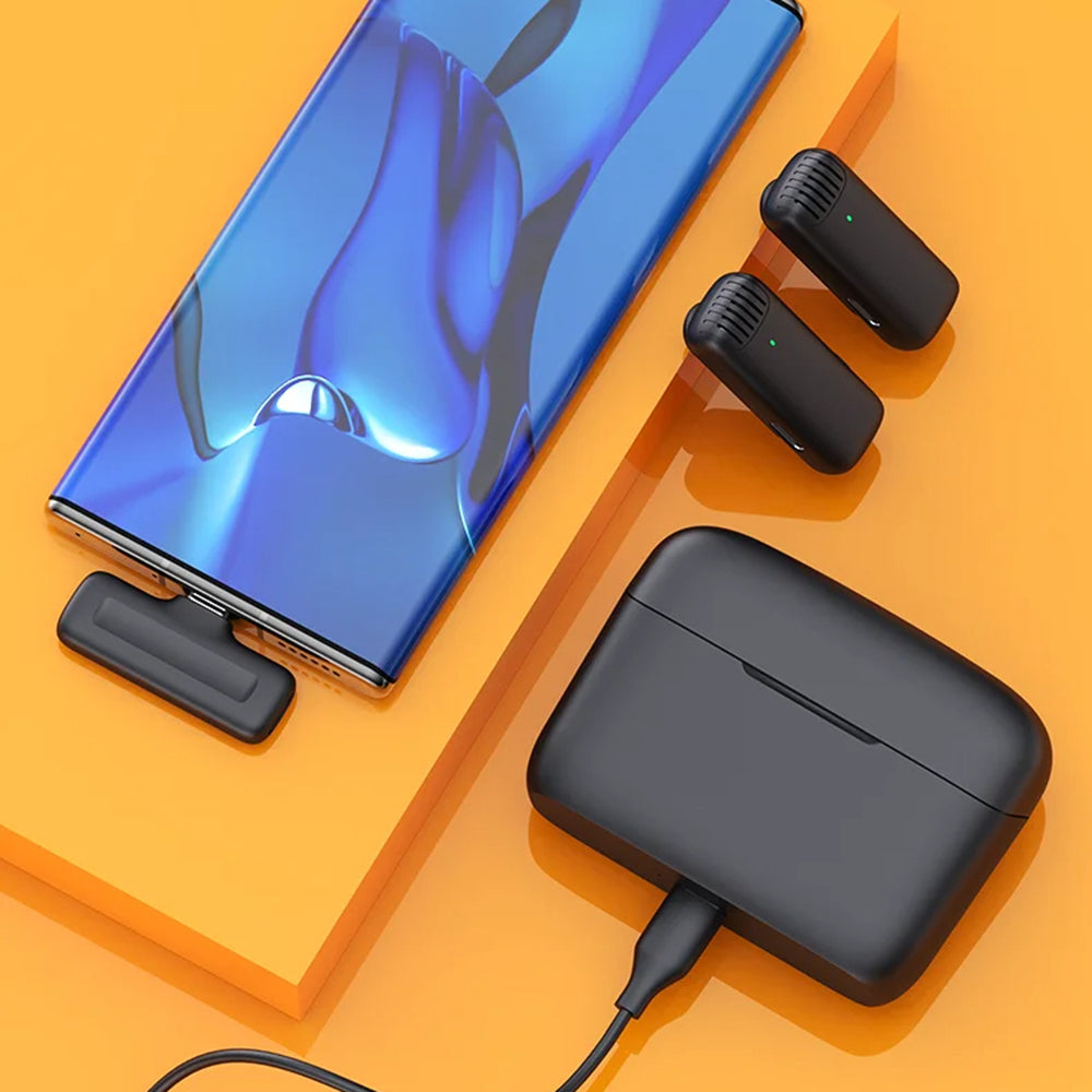Лавалиера Techsuit LW4, USB-C, комплект 2 броя, черна