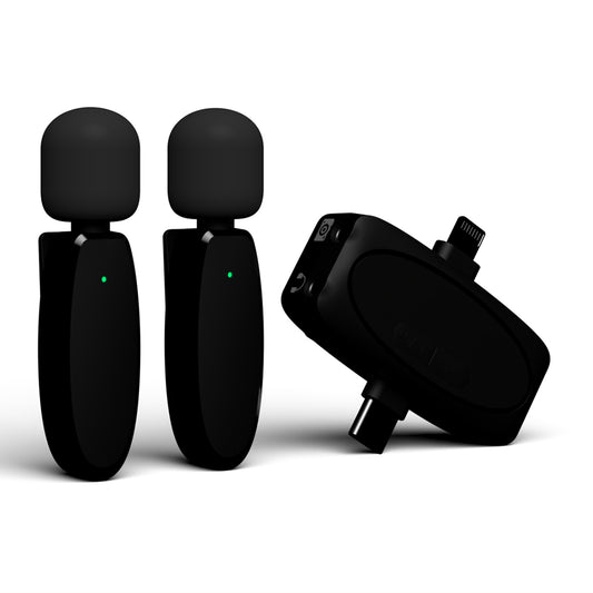 Yesido KR15 Lavalier, USB-C / Lightning, Set of 2 pieces, Black