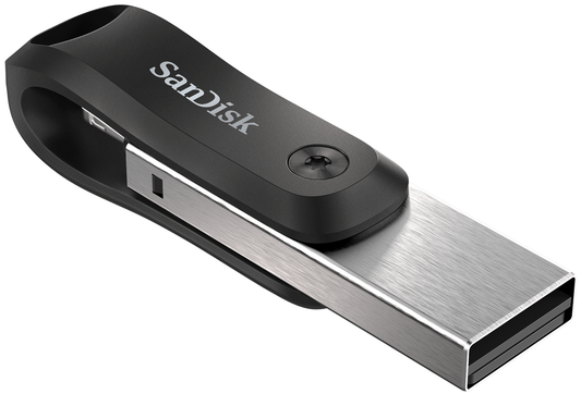 Външна памет USB-A 3.0 / Lightning SanDisk iXpand Go, 256Gb SDIX60N-256G-GN6NE