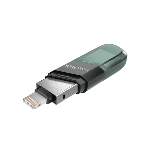 Външна памет USB-A 3.0 / Lightning SanDisk iXpand Flip, 128Gb SDIX90N-128G-GN6NE