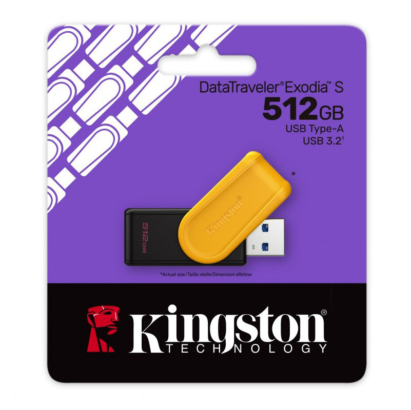 Външна памет USB-A 3.2 Kingston DT Exodia S, 512Gb DTXS/512GB
