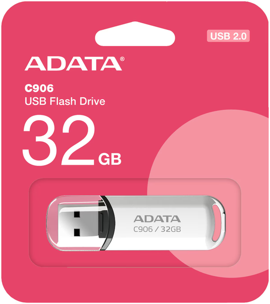Външна памет USB-A Adata C906, 32Gb AC906-32G-RWH