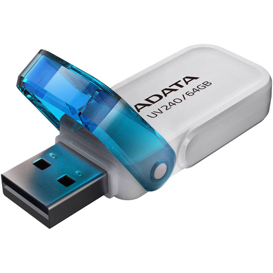 Външна памет USB-A Adata UV240, 64Gb AUV240-64G-RWH