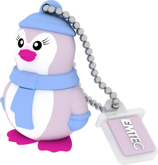 Външна памет USB-A Emtec M336 Miss Penguin, 16Gb ECMMD16GM336