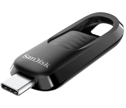 Външна памет USB-C SanDisk Ultra Slider, 128Gb SDCZ480-128G-G46