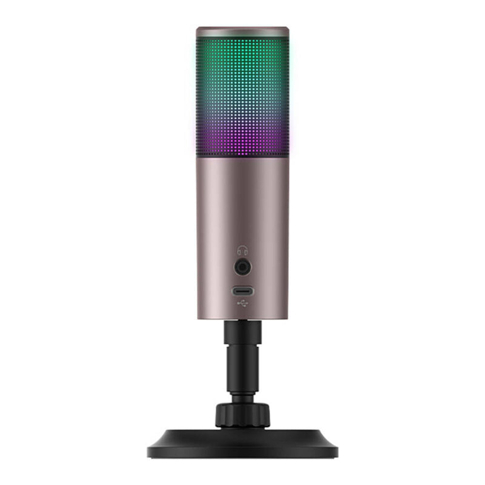 Гейминг микрофон HAVIT GK61, RGB, USB-C, Сив