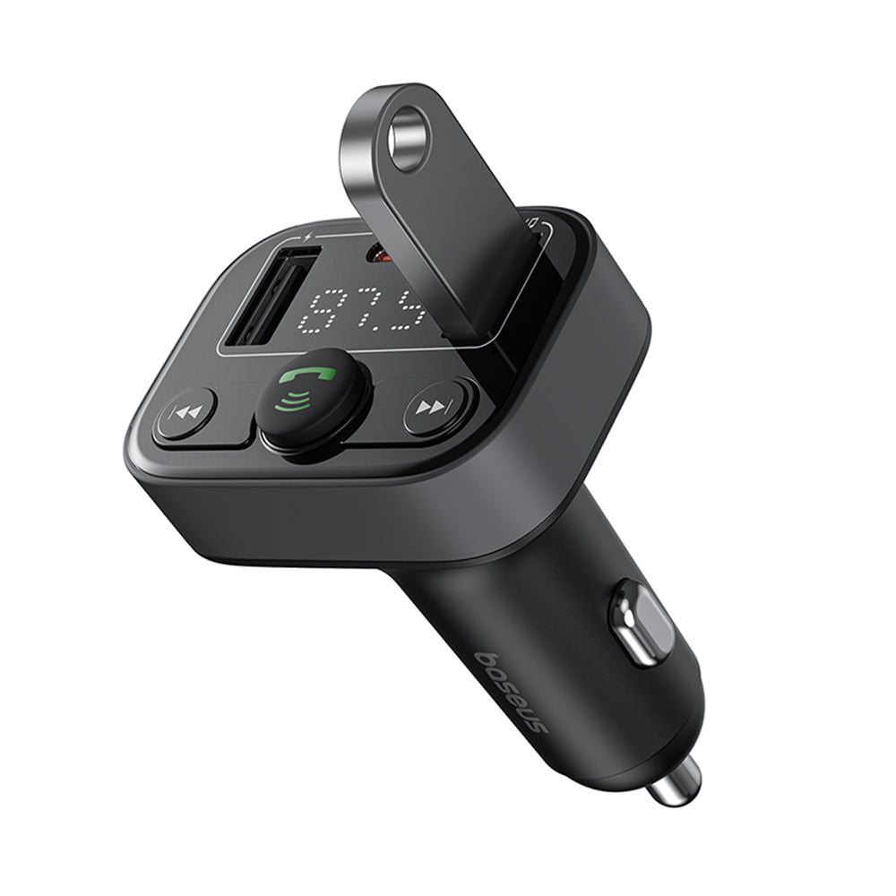 Modulator FM Bluetooth Baseus S-09 Lite, 2 x USB-A - 1 x USB-C C10762300113-00