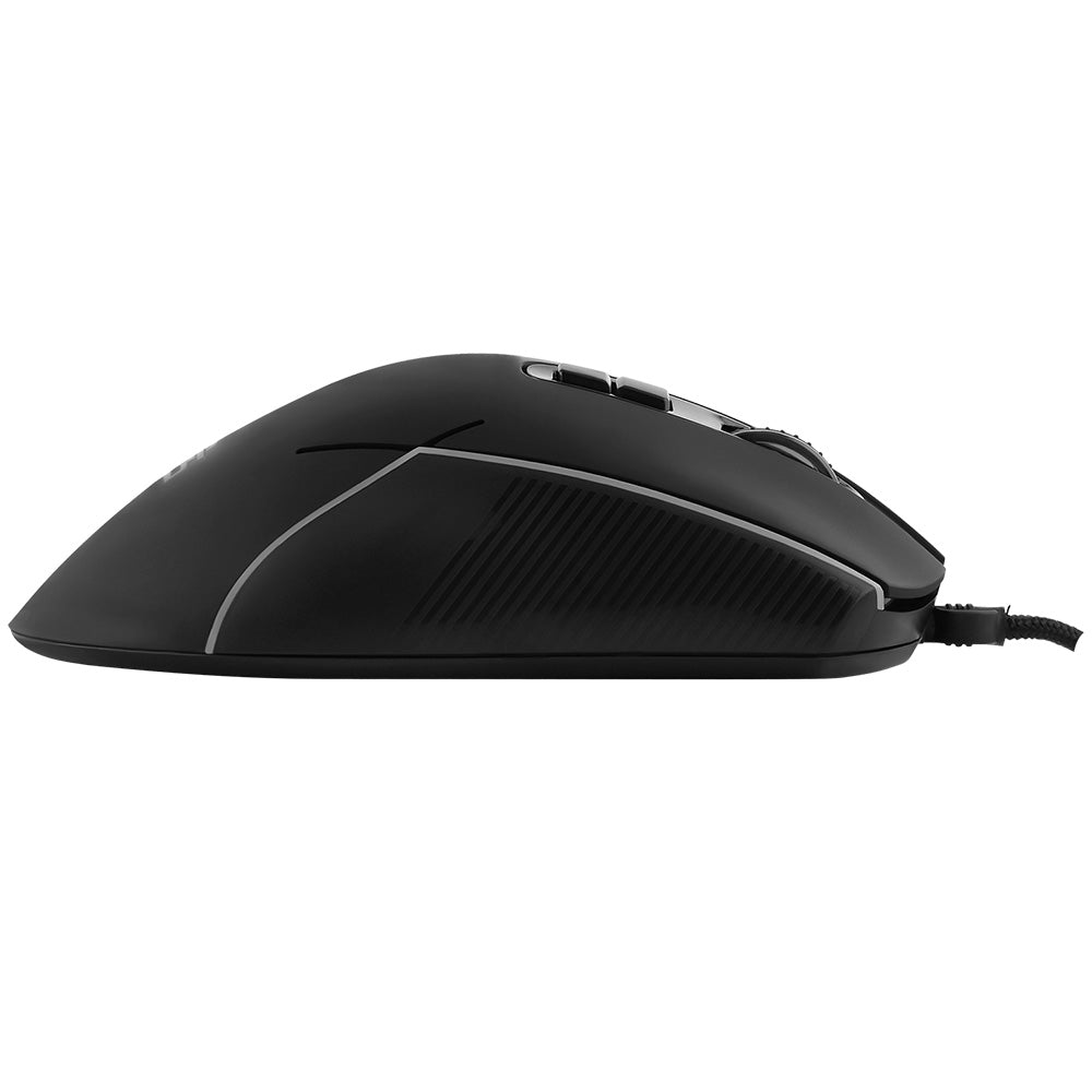 Геймърска мишка с кабел USB Proove Defiant, RGB, 7200DPI, Черна CMDE00000102
