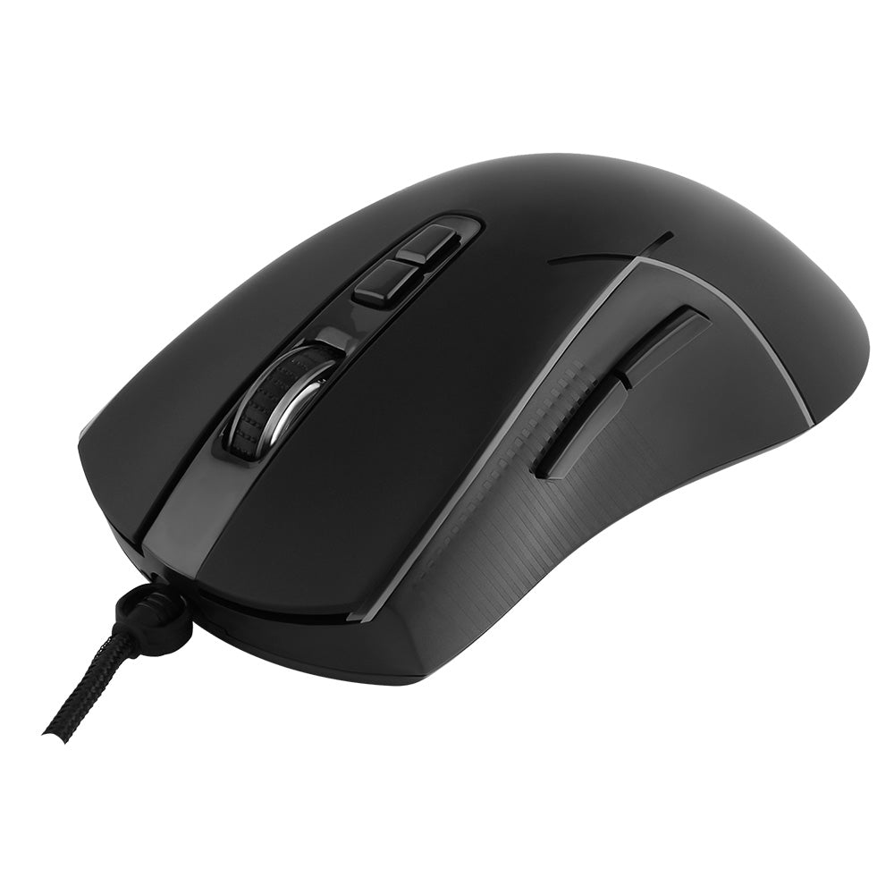 Геймърска мишка с кабел USB Proove Defiant, RGB, 7200DPI, Черна CMDE00000102
