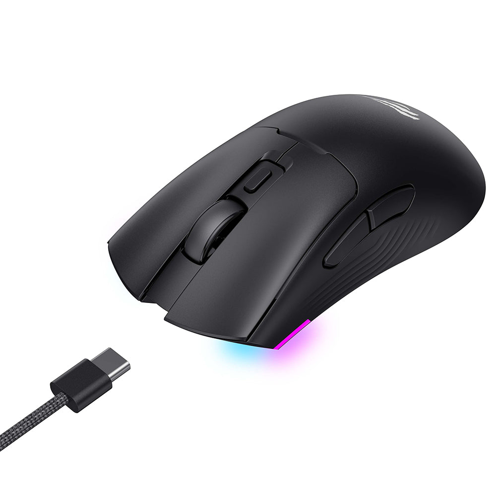 Безжична гейминг мишка HAVIT MS966WB, 800DPI - 10000DPI, Черна