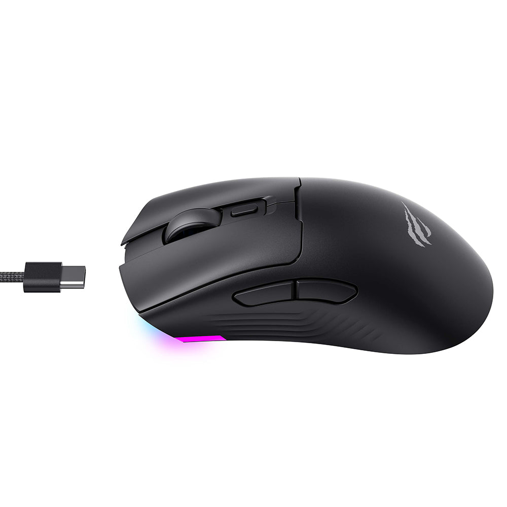 Безжична гейминг мишка HAVIT MS966WB, 800DPI - 10000DPI, Черна