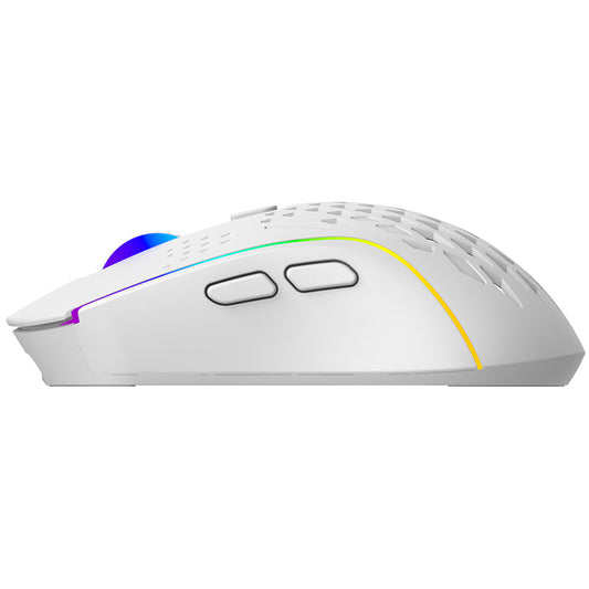 Безжична гейминг мишка Proove Buzz, RGB, 800DPI - 4800DPI, Бяла WMBU00022402