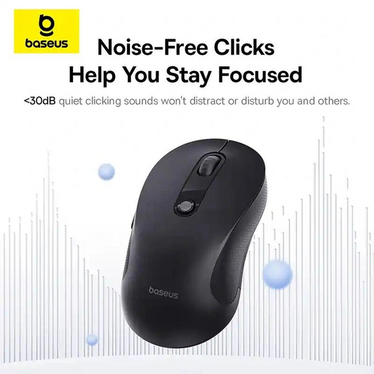 Безжична мишка Baseus F02, 1600DPI, BT / Wi-Fi, Черен B0203203