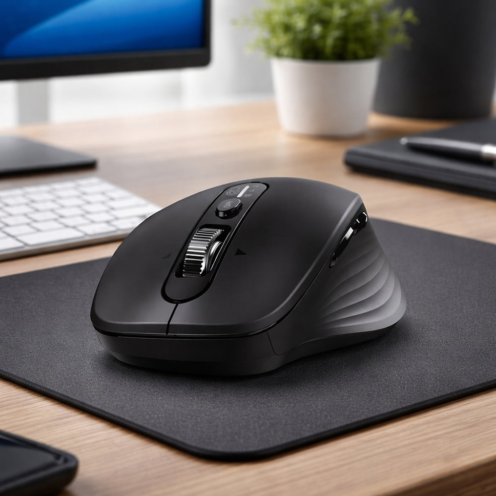 Безжична мишка UGREEN M752 (75498B), 5000DPI, BT / Wi-Fi, Черна