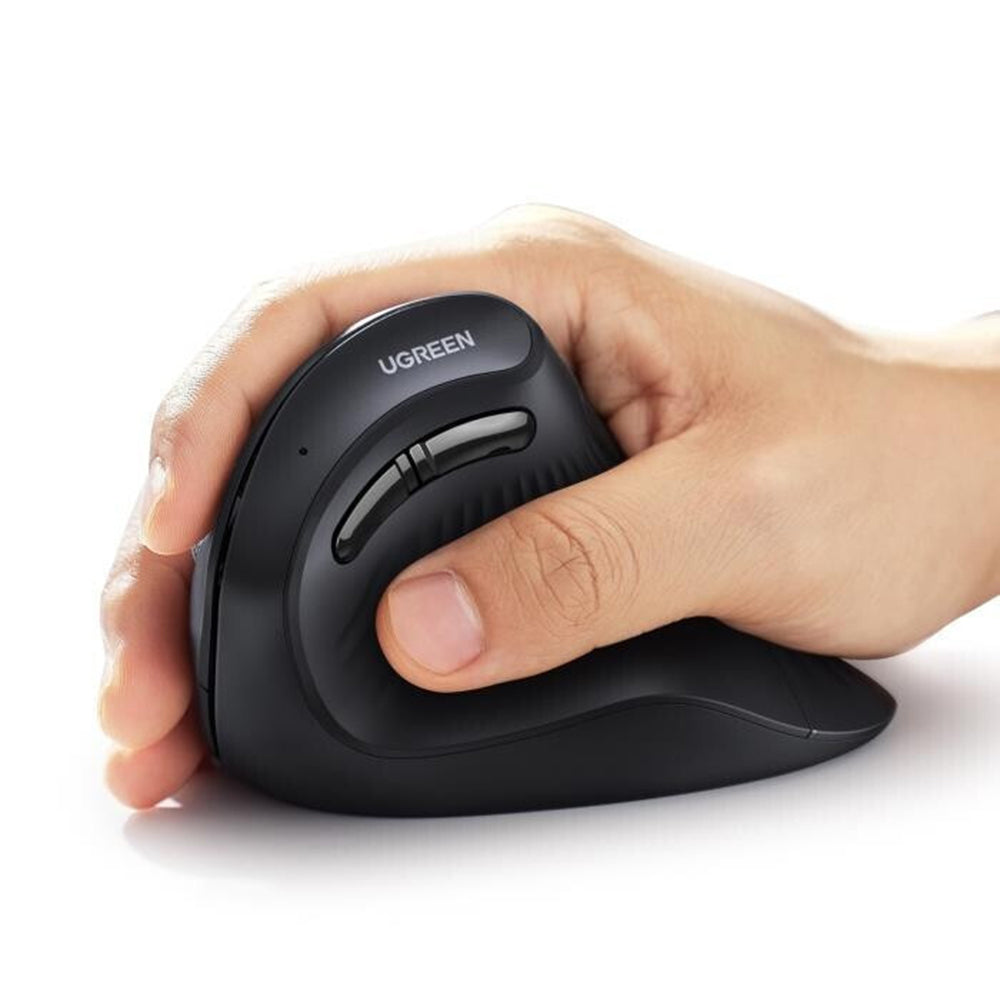 Безжична мишка UGREEN MU008, 4000DPI, BT / Wi-Fi, Черен