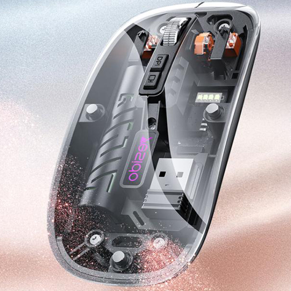 Безжична мишка Yesido KB29, 800DPI - 1600DPI, BT / Wi-Fi, Черна