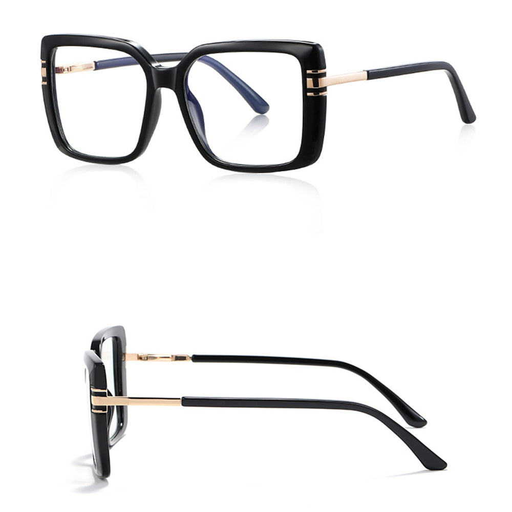 Techsuit 2270 Women's Computer Glasses, Anti-Blue Light, Black