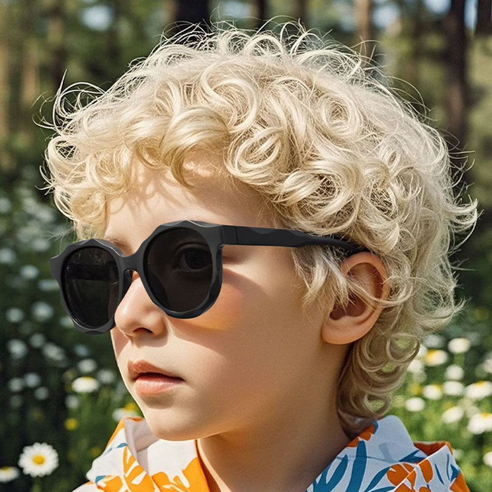 Детски слънчеви очила Techsuit 627, поляризирани, UV защита, черни
