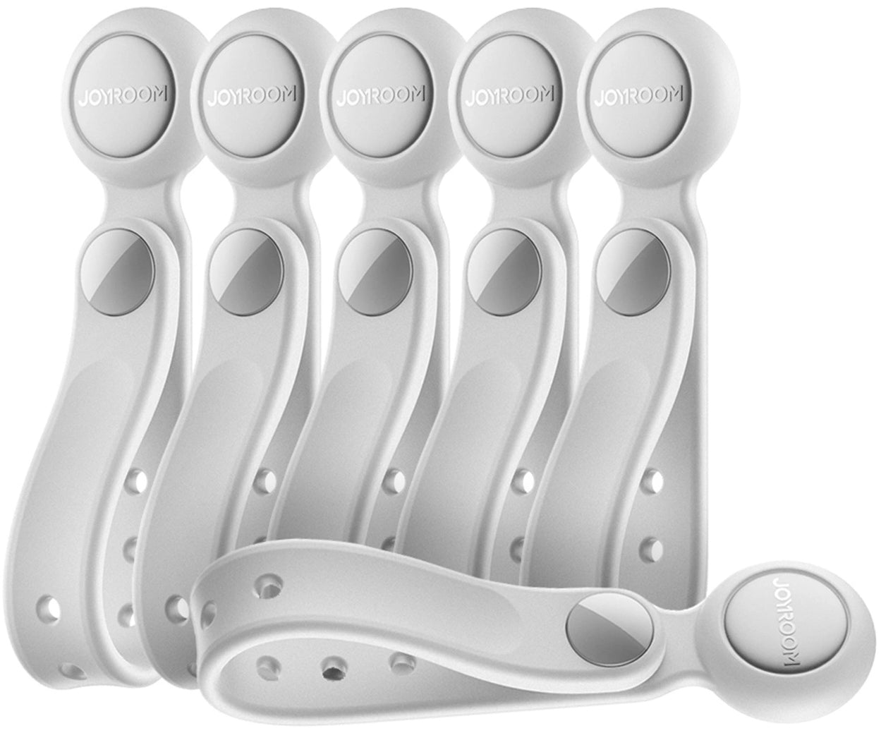 Организатор за кабели Joyroom JR-ZS422, Магнитен, Комплект 6 Броя, Бял