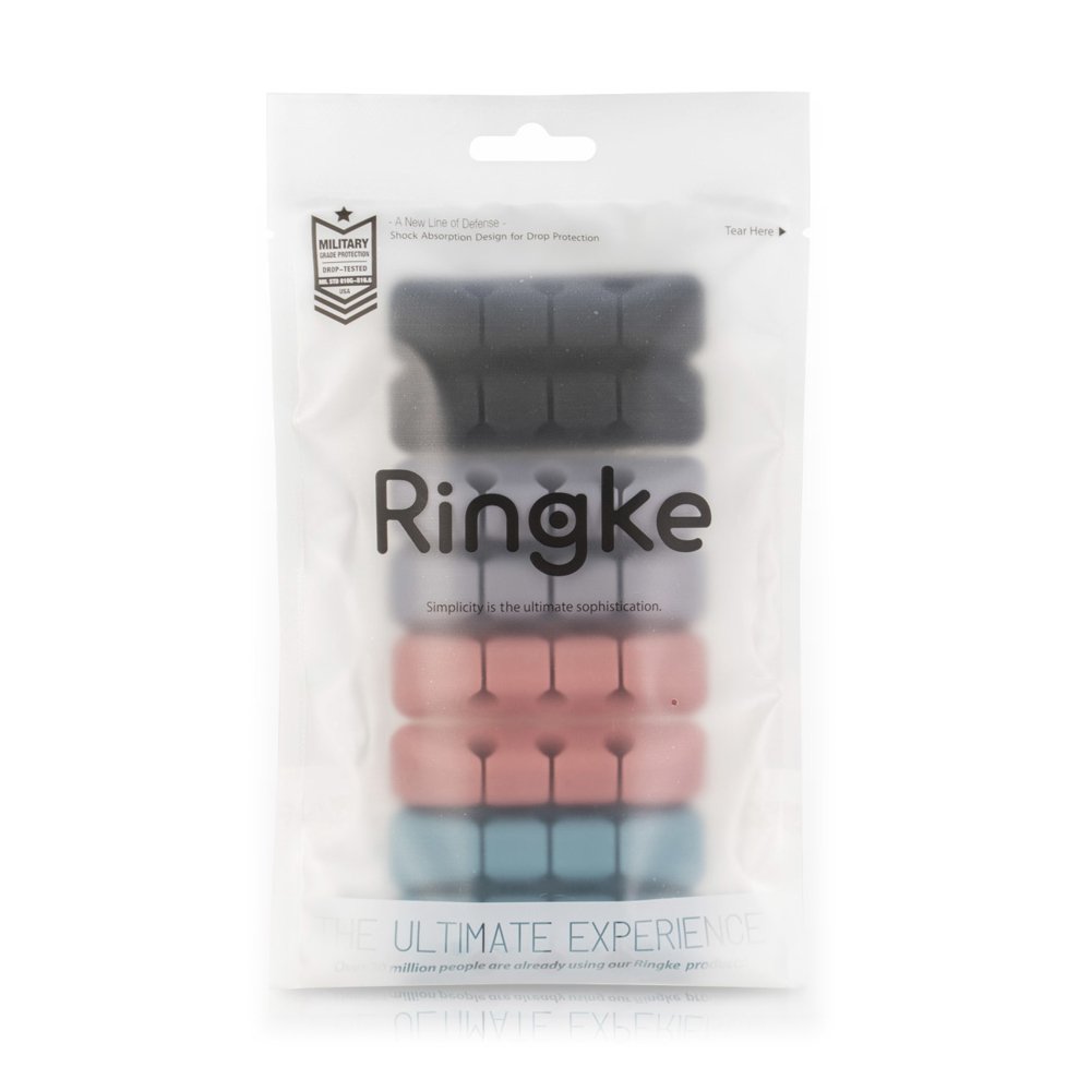 Организатор за кабели Ringke, Комплект 8 броя, Различни цветове