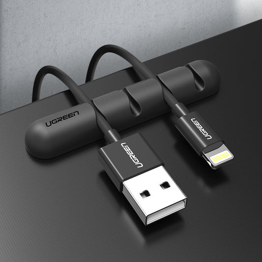 Организатор за кабели UGREEN, Комплект 2 броя, Черен