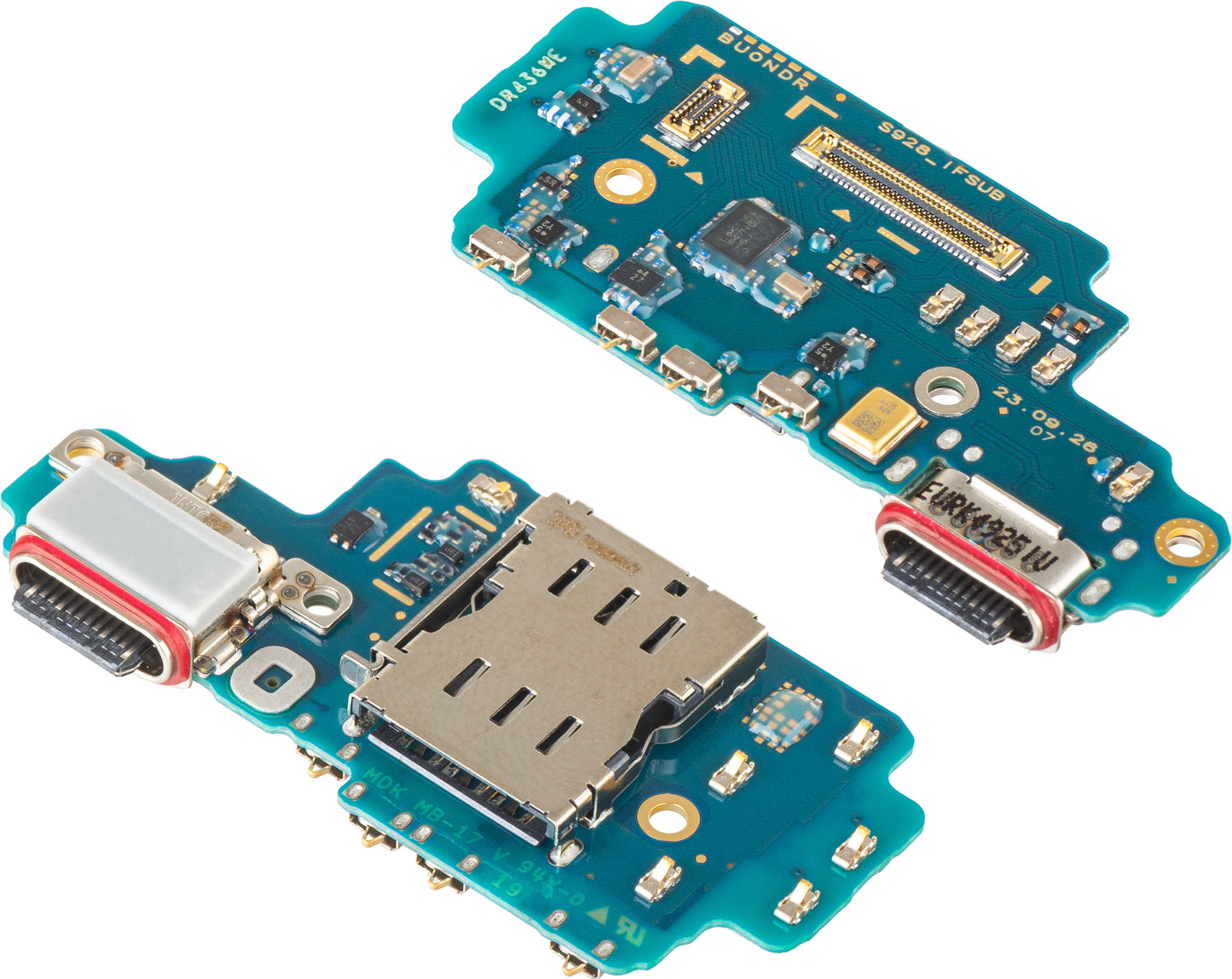 Платка с конектор за зареждане - Микрофон - Модул четец на SIM карти Samsung Galaxy S24 Ultra S928, Service Pack GH96-16497A