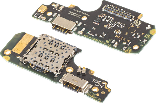 Платка с конектор за зареждане - микрофон - модул четец на SIM Xiaomi Redmi Note 12 Pro 4G, Service Pack 5600020K6A00