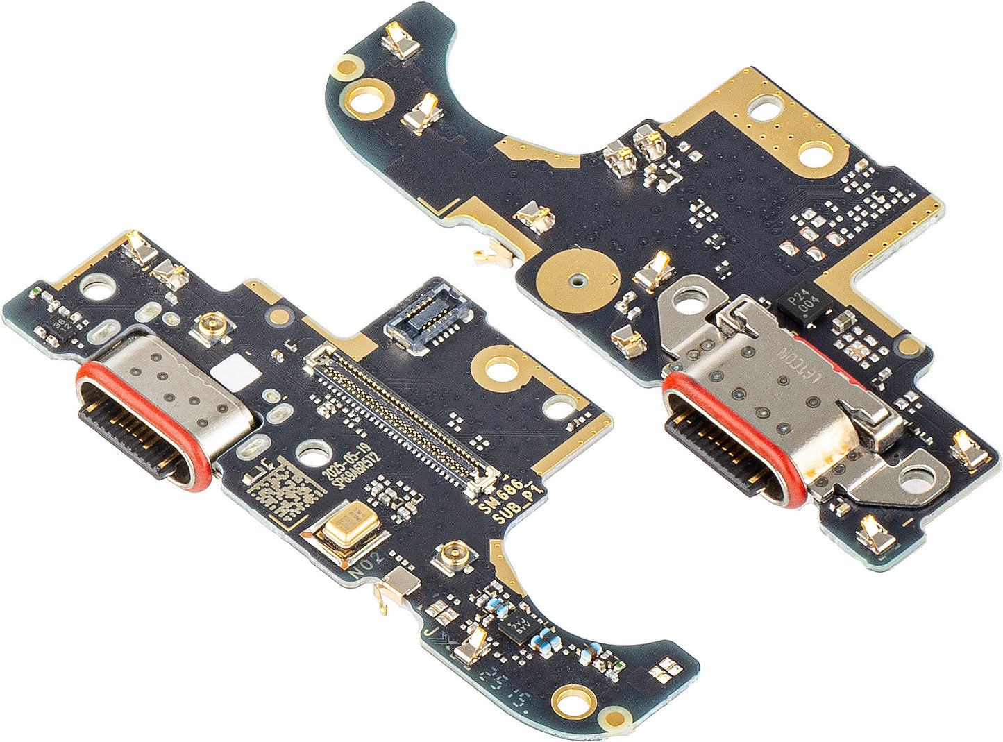 Платка с конектор за зареждане - Микрофон Motorola Moto G86, Service Pack 5B28C30464