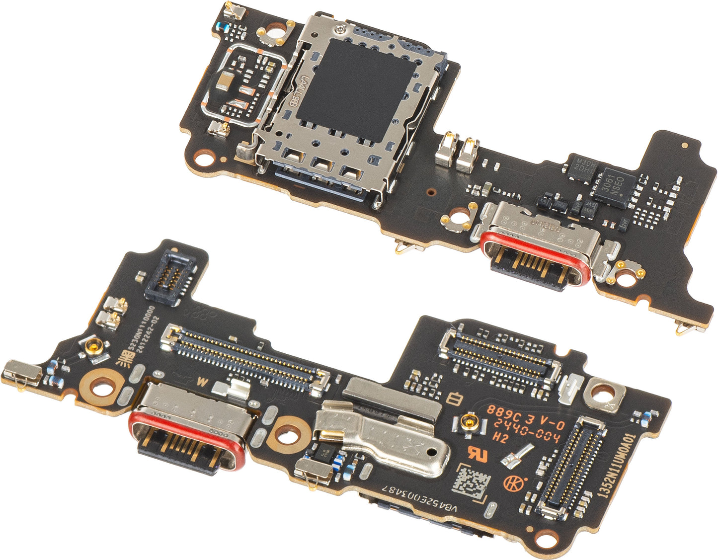 Платка с конектор за зареждане - Микрофон - Модул четец на SIM Xiaomi Poco F6 Pro, Service Pack 5600170N1100