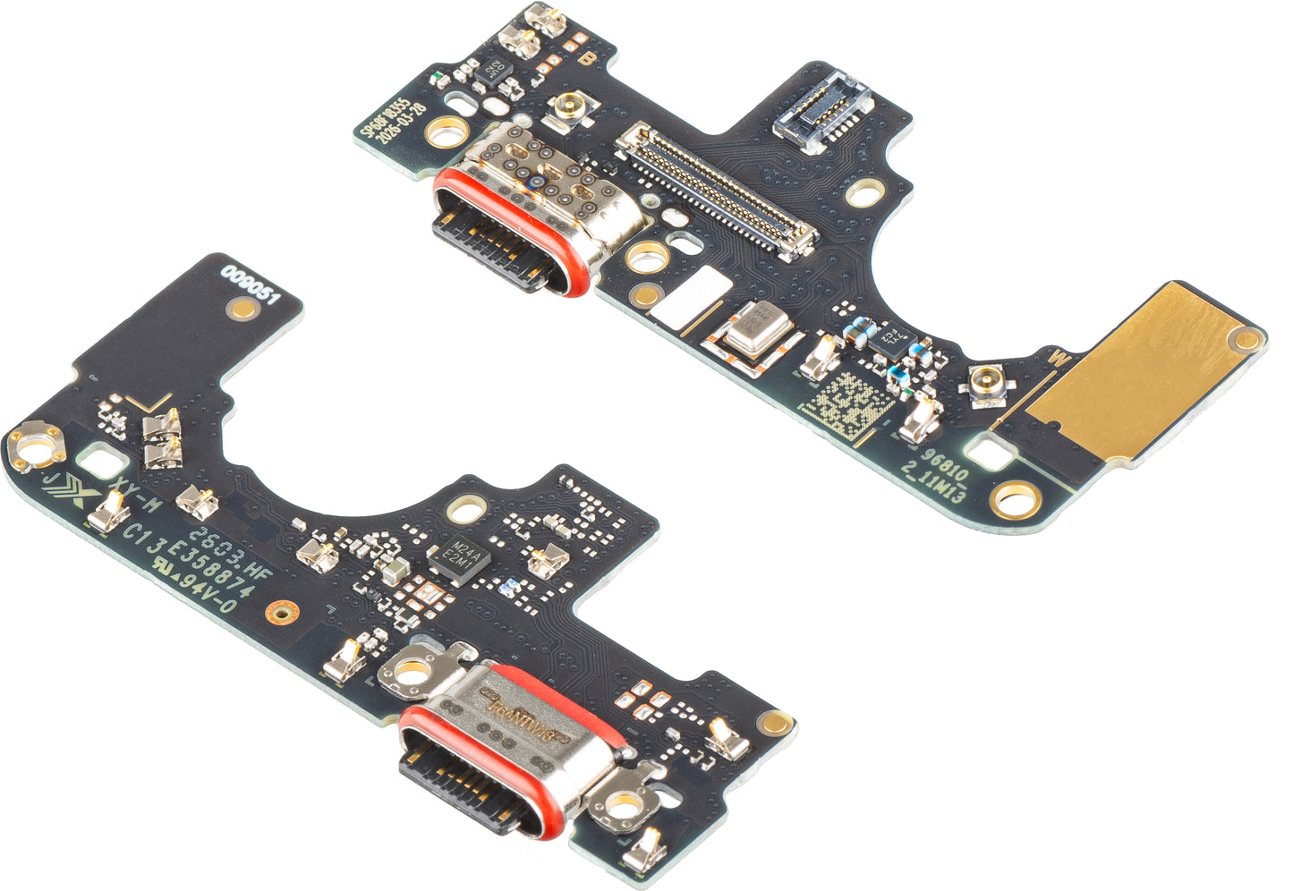 Платка с конектор за зареждане - Микрофон Motorola Moto G87, Service Pack 5B28C32729