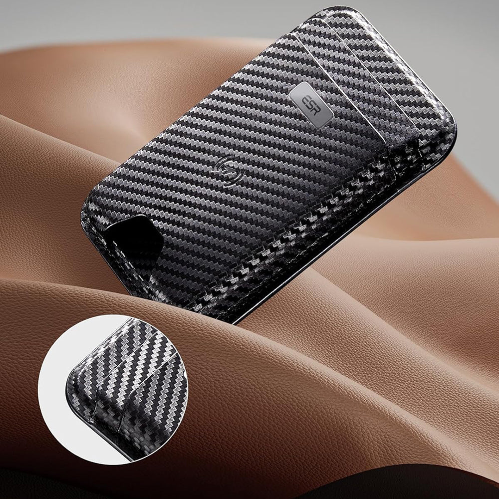 Портфейл Magsafe, ESR, Classic Geo Carbon, Черен