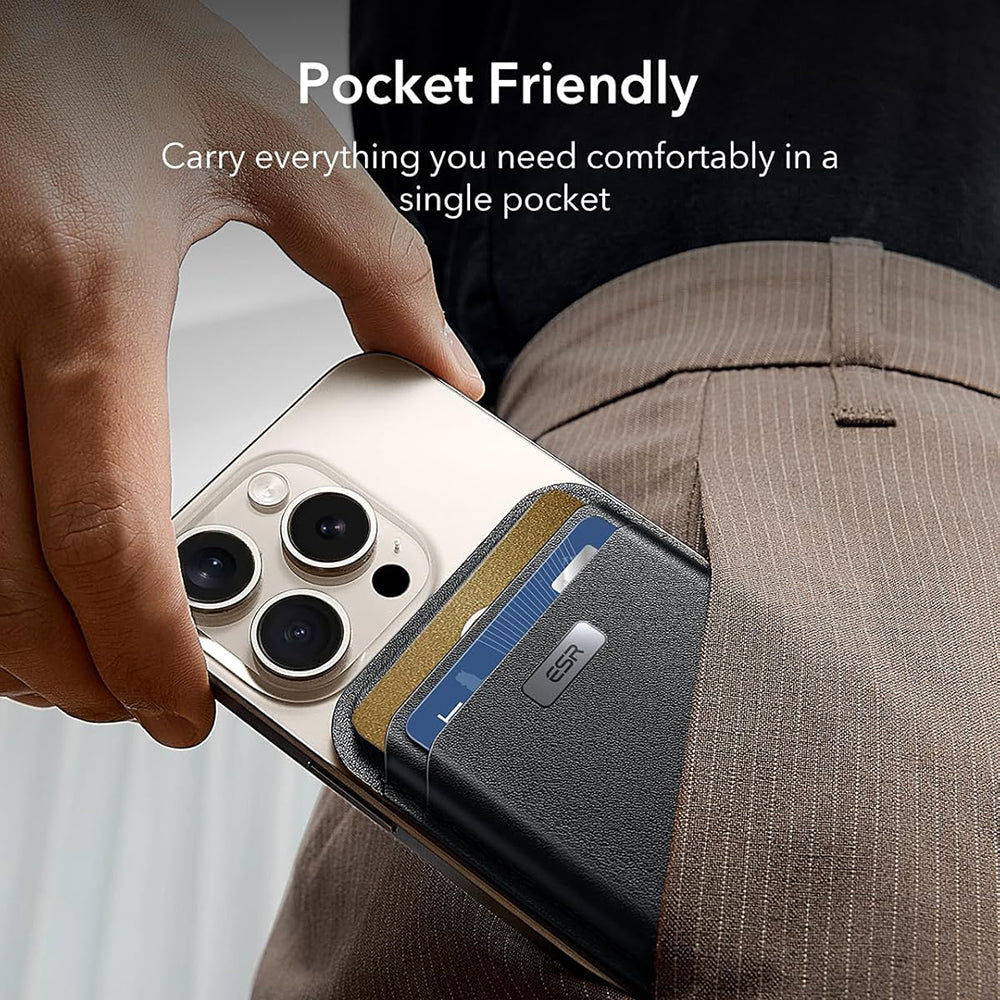 Портфейл MagSafe, ESR, Classic Geo, Черен