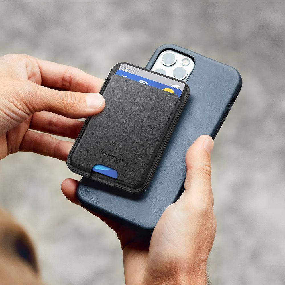 Портфейл MagSafe, McDodo, WH-7920 Napa, Черен