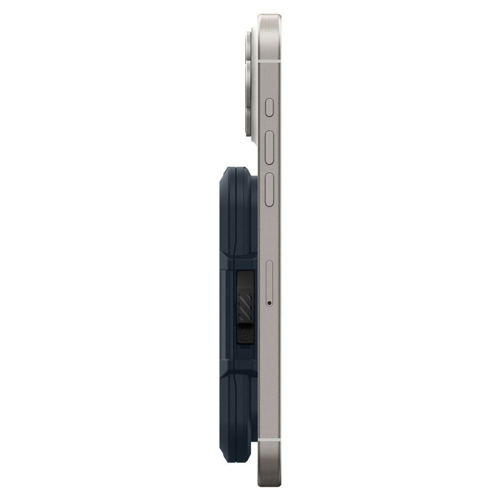 Портфейл Magsafe, Spigen, Lock Fit, Черен
