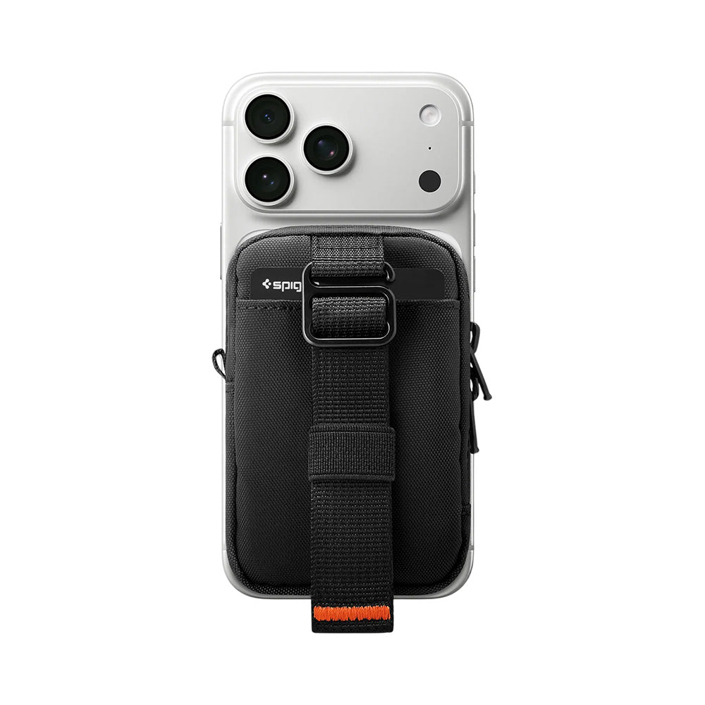 Портфейл MagSafe, Spigen, TinTap ZIP MagFit 2, Черен AFA11564