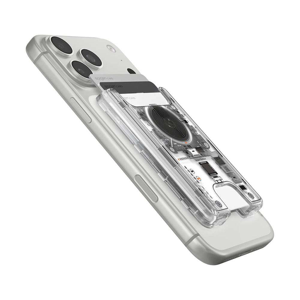 Портфейл MagSafe, Spigen, Ultra Hybrid Zero One, Прозрачен AFA11403