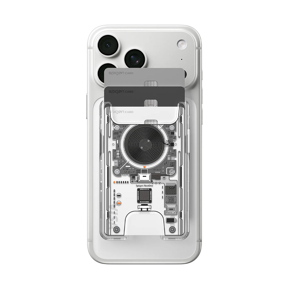 Портфейл MagSafe, Spigen, Ultra Hybrid Zero One, Прозрачен AFA11403