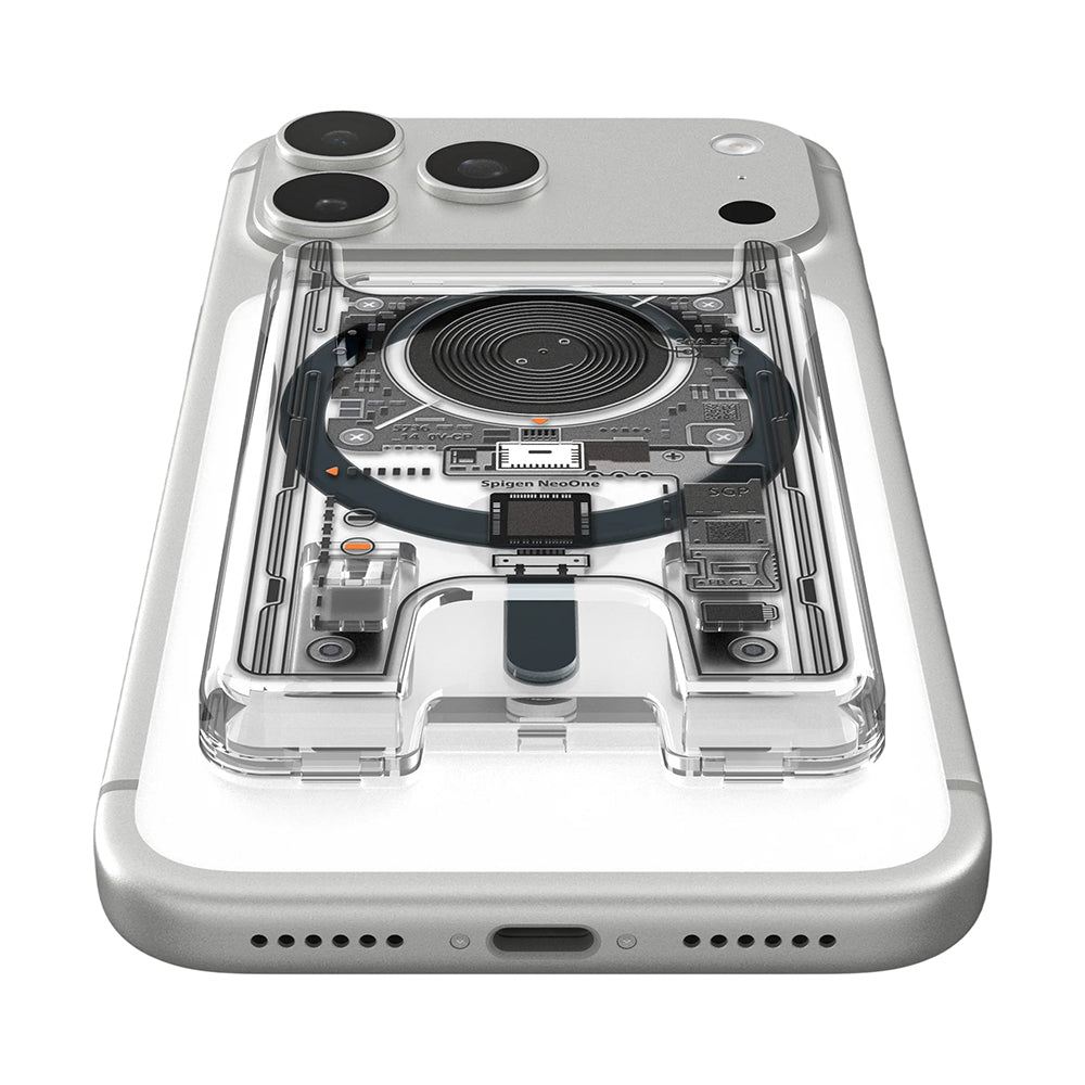 Портфейл MagSafe, Spigen, Ultra Hybrid Zero One, Прозрачен AFA11403