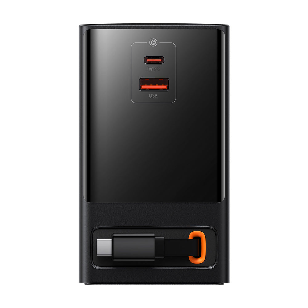 Удължител Baseus PowerCombo US, 3 x Контакти, Черен PSLR000101