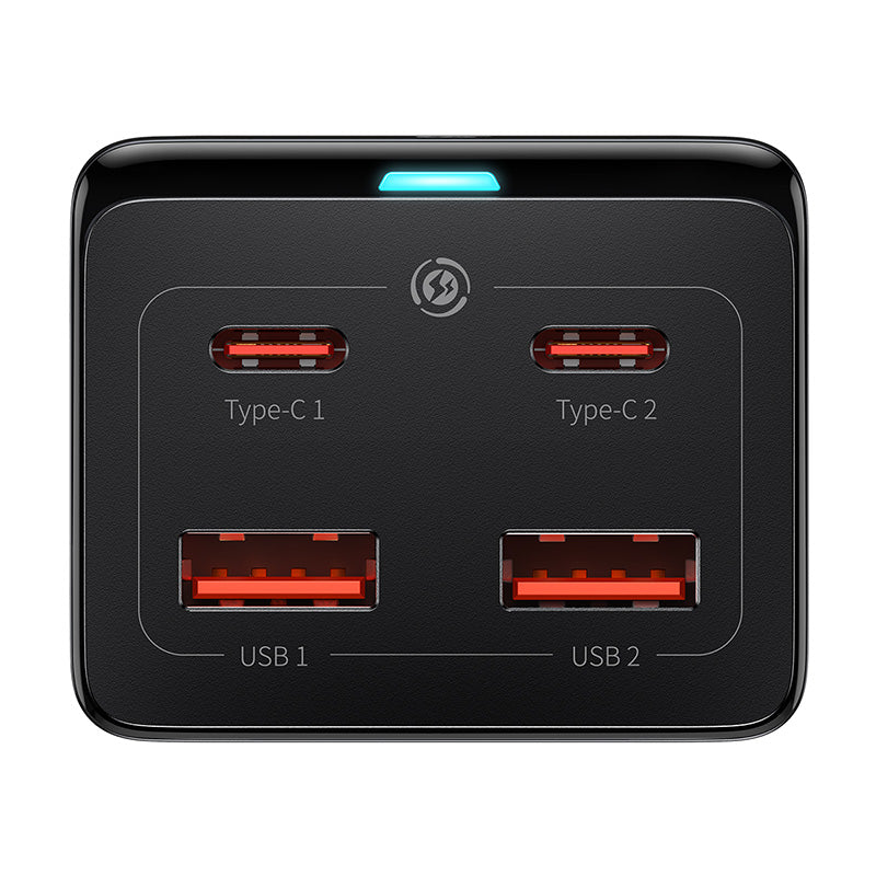 Удължител Baseus PowerCombo US, 1 x Контакт, Черен PSZM000201