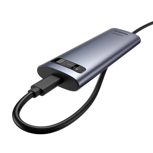 Стойка Baseus FlyJoy Series за SSD SATA M.2 NVMe, Сива B00760600811-02