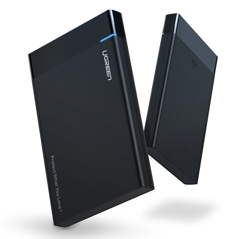 Rack UGREEN US221 за HDD / SSD SATA 2.5inch, USB 3.2, Черен