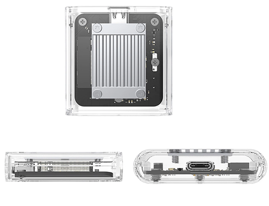 Рак Orico TC20-M2-10G за SSD M.2 NVMe 2230, прозрачен