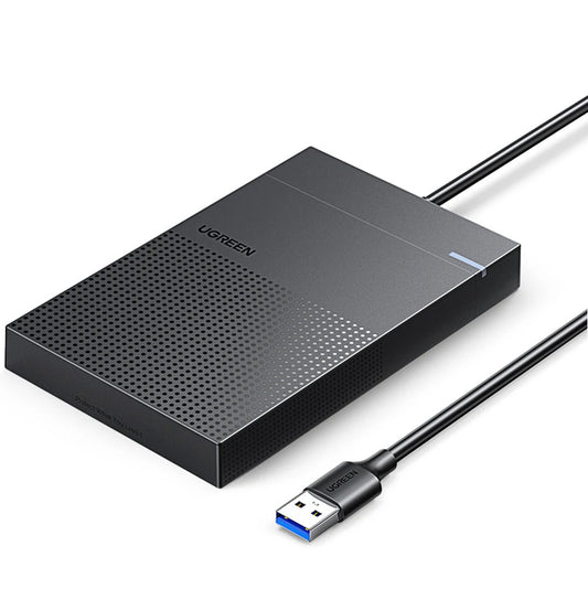 Стойка UGREEN CM471 за твърд диск / SSD SATA 2,5 инча, USB 3.0, черна