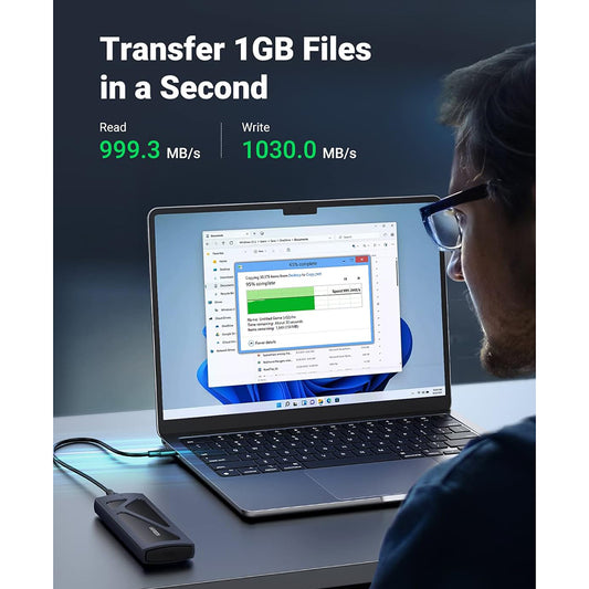 Стойка UGREEN CM578 за SSD M.2 NVMe, Сивa