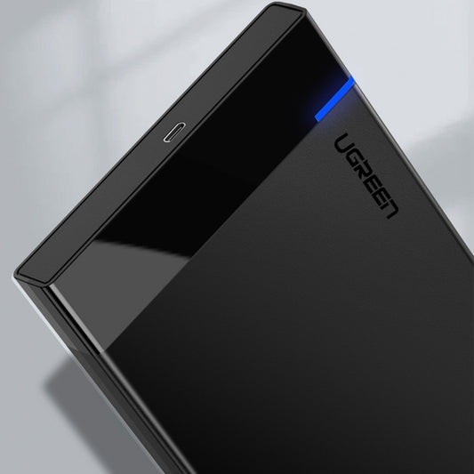 UGREEN US221 Стойка за HDD / SSD SATA 2,5 инча, USB 3.0 / USB-C 3.1, черна
